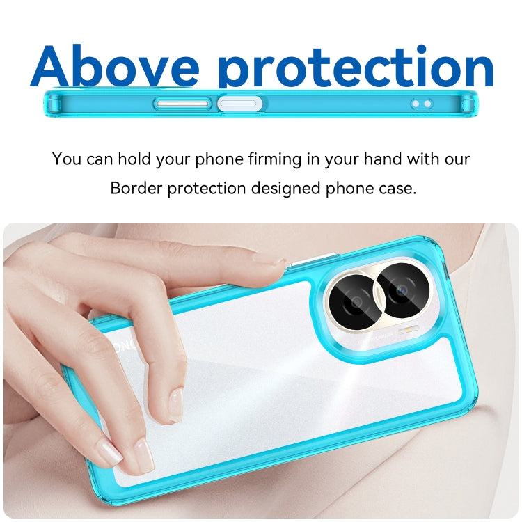 For Honor X40i Colorful Series Acrylic + TPU Phone Case