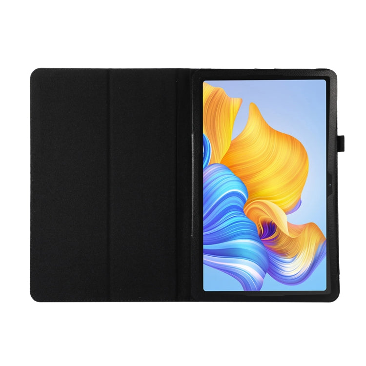 For Honor Pad 8 Litchi Texture Leather Tablet Case with Holder