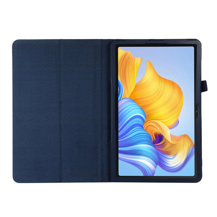 For Honor Pad 8 Litchi Texture Leather Tablet Case with Holder