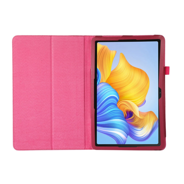 For Honor Pad 8 Litchi Texture Leather Tablet Case with Holder