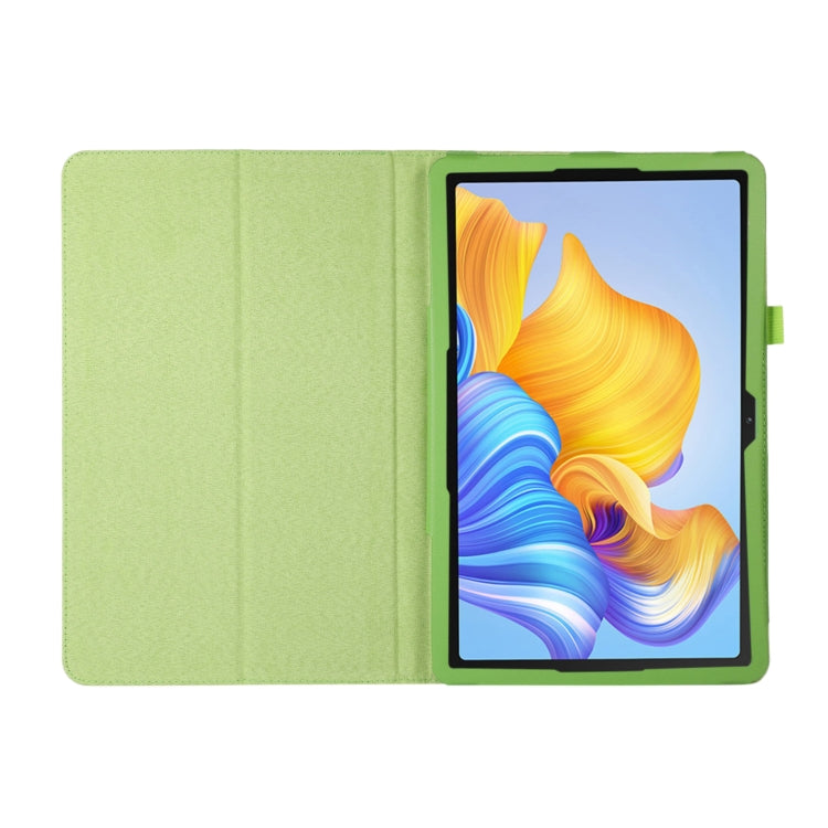 For Honor Pad 8 Litchi Texture Leather Tablet Case with Holder