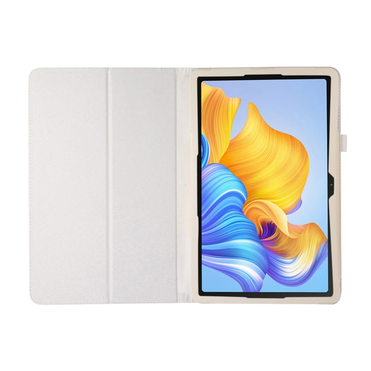 For Honor Pad 8 Litchi Texture Leather Tablet Case with Holder