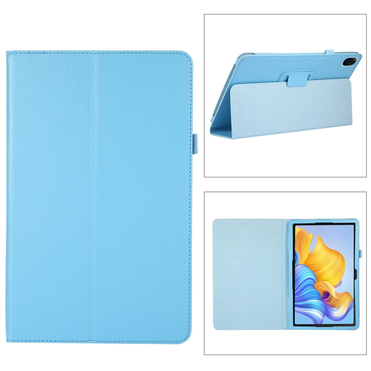 For Honor Pad 8 Litchi Texture Leather Tablet Case with Holder
