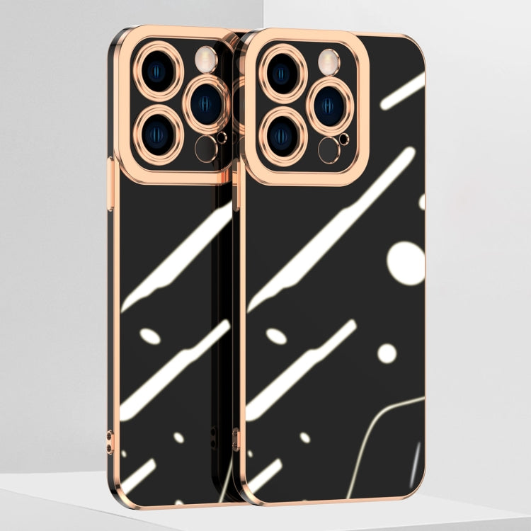 For iPhone 14 6D Electroplated Lens Protective Phone Case