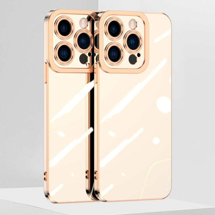 For iPhone 14 Pro Max 6D Electroplated Lens Protective Phone Case