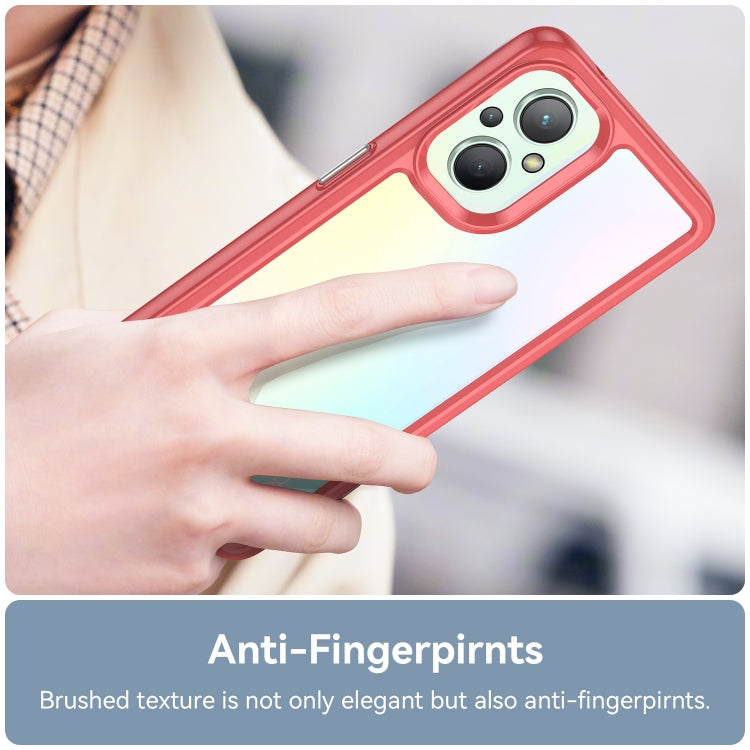 For OPPO Reno 7 Lite Colorful Series Acrylic + TPU Phone Case