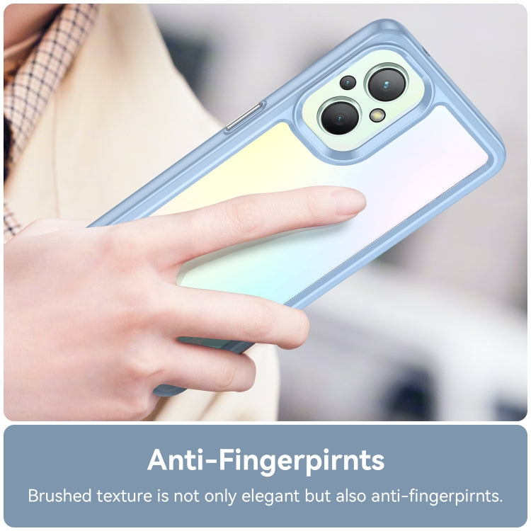 For OPPO Reno 7 Lite Colorful Series Acrylic + TPU Phone Case