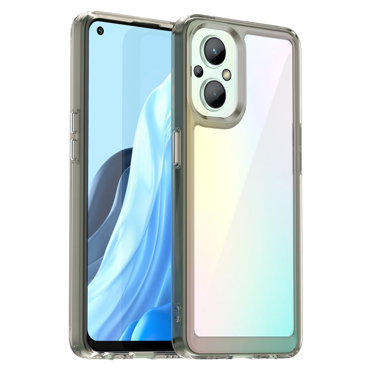 For OPPO Reno 7 Lite Colorful Series Acrylic + TPU Phone Case