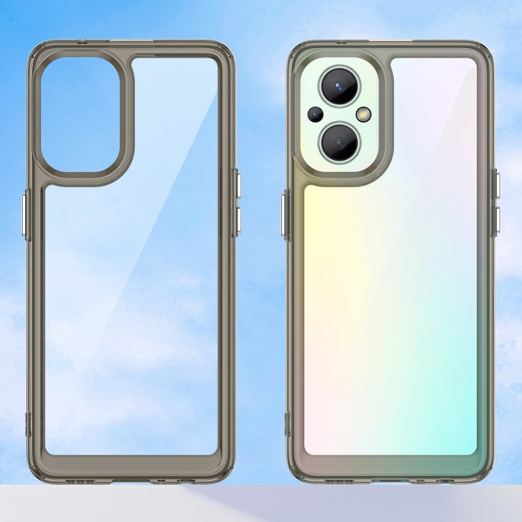 For OPPO Reno 7 Lite Colorful Series Acrylic + TPU Phone Case