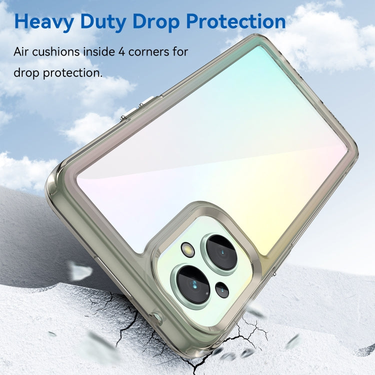 For OPPO Reno 7 Lite Colorful Series Acrylic + TPU Phone Case