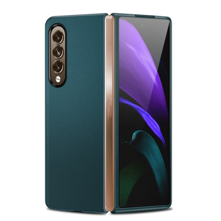 For Samsung Galaxy Z Fold4 Genuine Leather Protective Phone Case