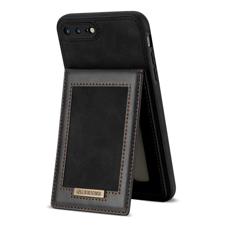 N.BEKUS Vertical Flip Card Slot RFID Phone Case For iPhone 8 Plus / 7 Plus