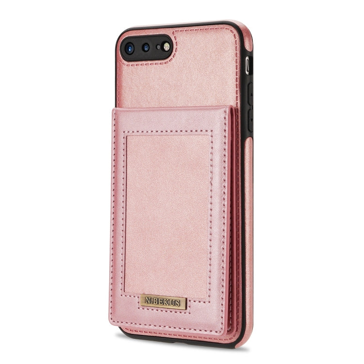 N.BEKUS Vertical Flip Card Slot RFID Phone Case For iPhone 8 Plus / 7 Plus