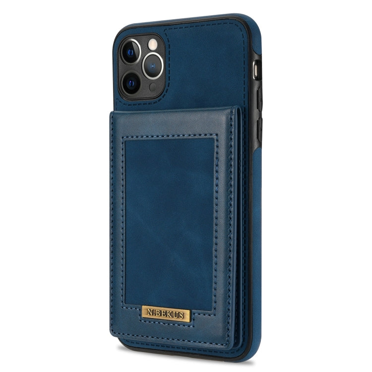 For iPhone 11 Pro N.BEKUS Vertical Flip Card Slot RFID Phone Case