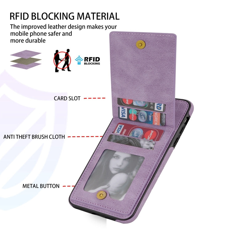 For iPhone 11 Pro N.BEKUS Vertical Flip Card Slot RFID Phone Case