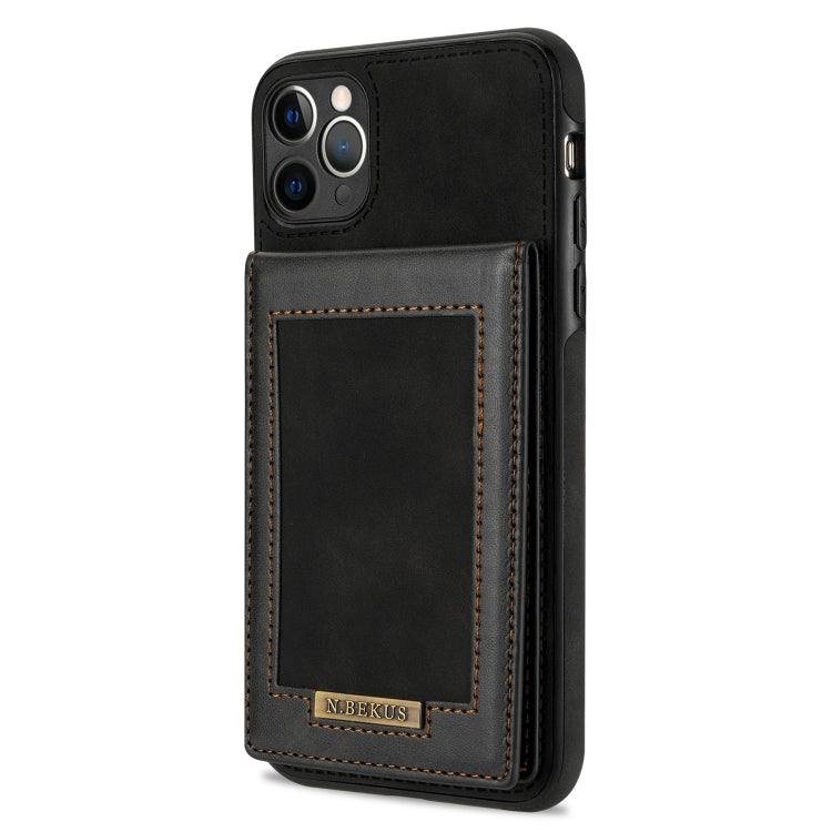 For iPhone 11 Pro N.BEKUS Vertical Flip Card Slot RFID Phone Case