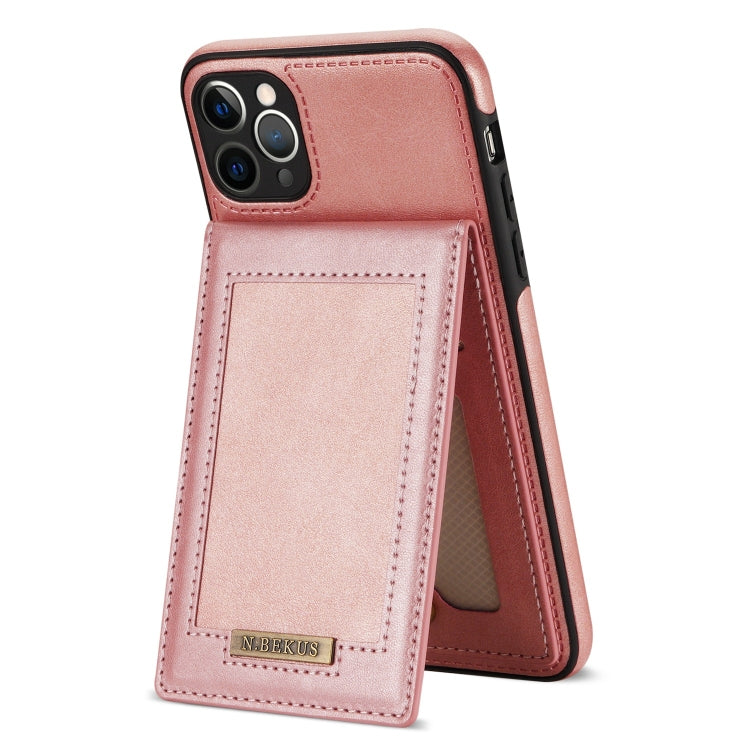 For iPhone 11 Pro N.BEKUS Vertical Flip Card Slot RFID Phone Case