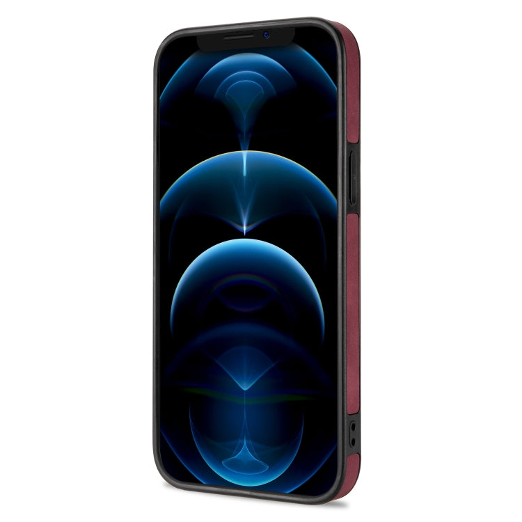 For iPhone 12 Pro N.BEKUS Vertical Flip Card Slot RFID Phone Case