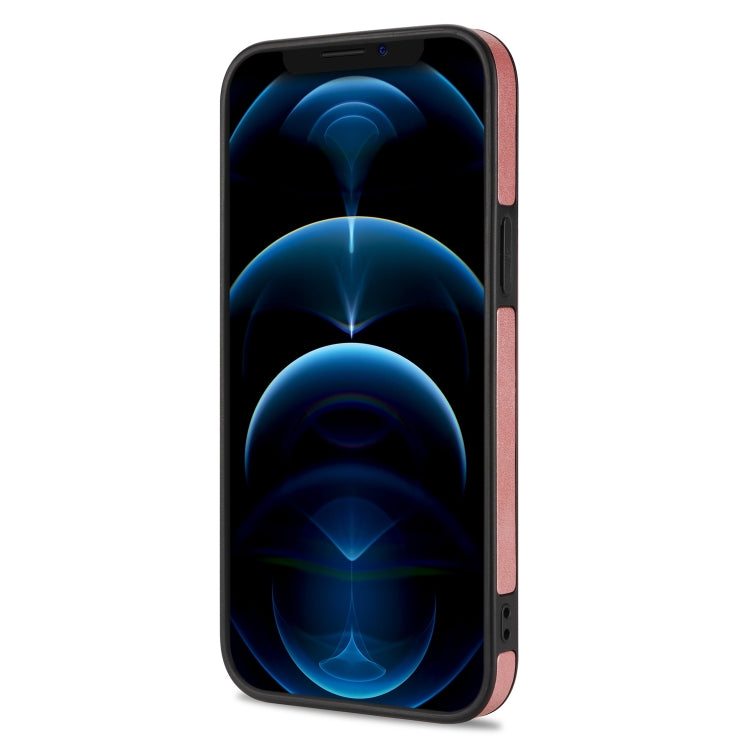 For iPhone 12 Pro N.BEKUS Vertical Flip Card Slot RFID Phone Case