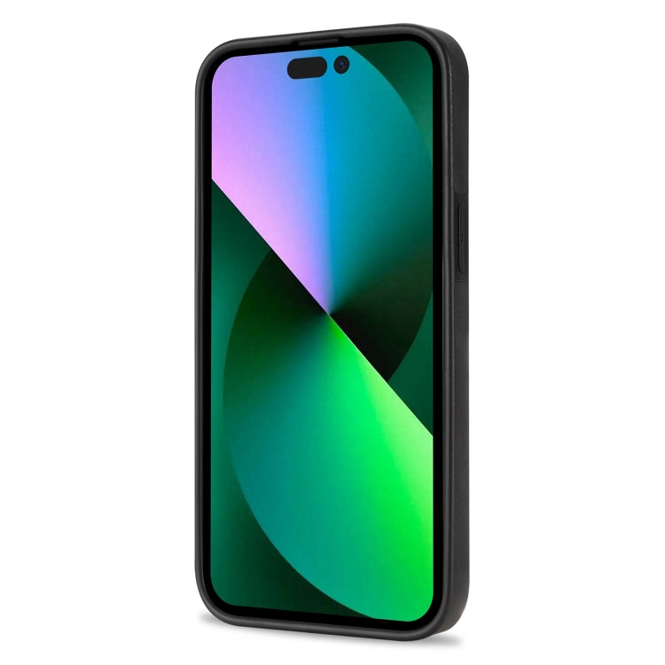 For iPhone 11 Pro Max N.BEKUS Vertical Flip Card Slot RFID Phone Case For iPhone 14 Pro Max