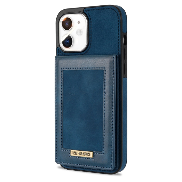For iPhone 11 N.BEKUS Vertical Flip Card Slot RFID Phone Case