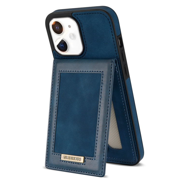 For iPhone 11 N.BEKUS Vertical Flip Card Slot RFID Phone Case