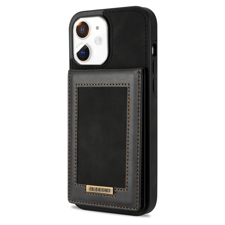 For iPhone 11 N.BEKUS Vertical Flip Card Slot RFID Phone Case