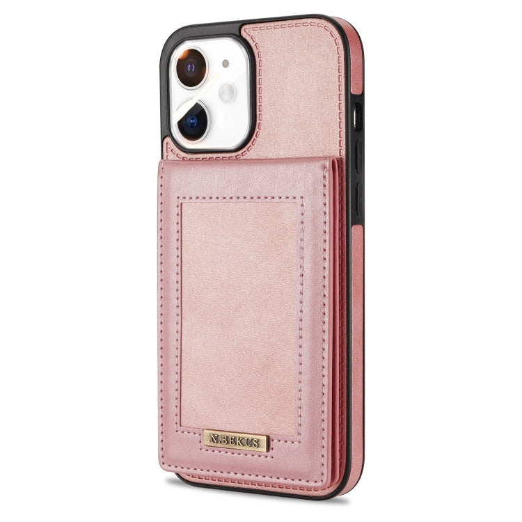 For iPhone 11 N.BEKUS Vertical Flip Card Slot RFID Phone Case