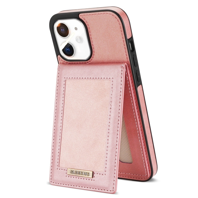 For iPhone 11 N.BEKUS Vertical Flip Card Slot RFID Phone Case