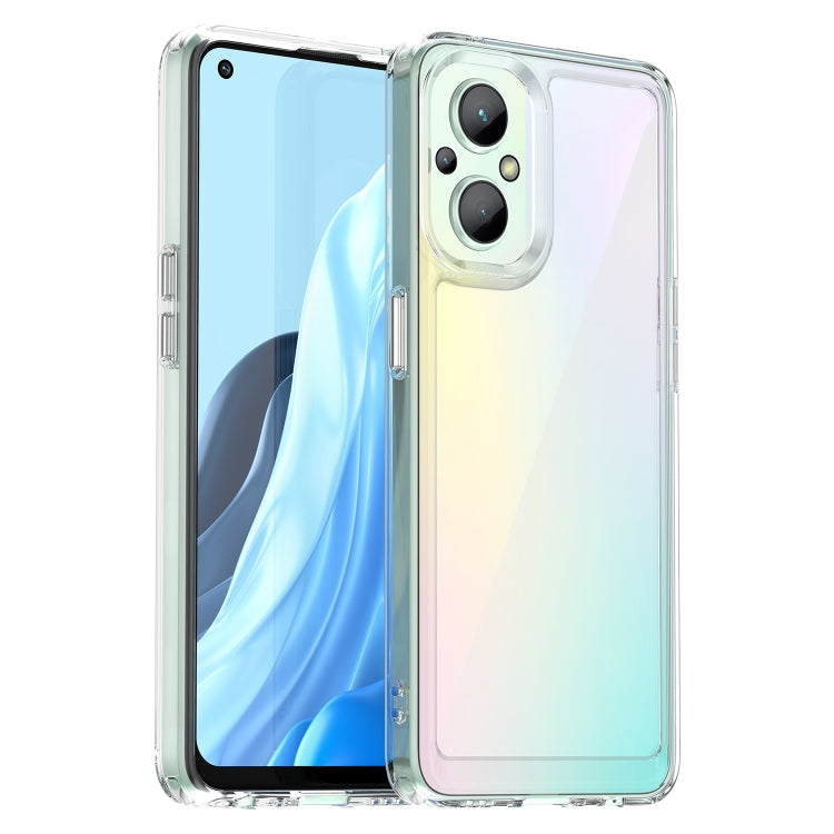 For OPPO Reno 8 Lite Colorful Series Acrylic + TPU Phone Case
