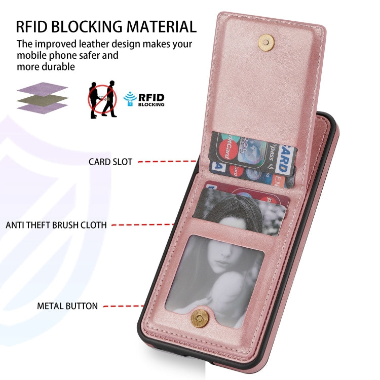 For Samsung Galaxy A71 4G N.Bekus Vertical Flip Card Slot RFID Phone Case