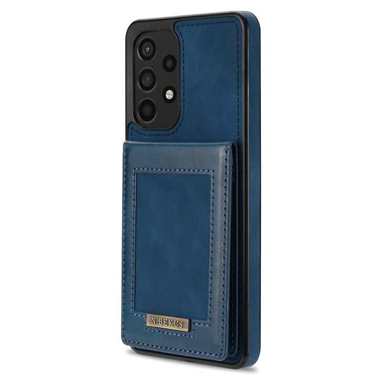 For Samsung Galaxy A53 5G N.Bekus Vertical Flip Card Slot RFID Phone Case
