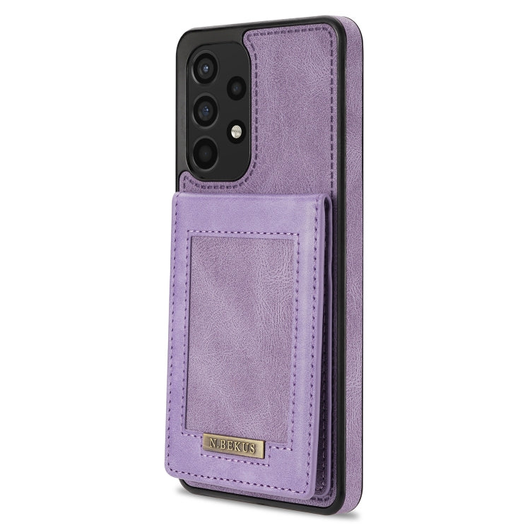 For Samsung Galaxy A53 5G N.Bekus Vertical Flip Card Slot RFID Phone Case