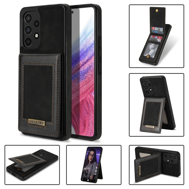 For Samsung Galaxy A53 5G N.Bekus Vertical Flip Card Slot RFID Phone Case