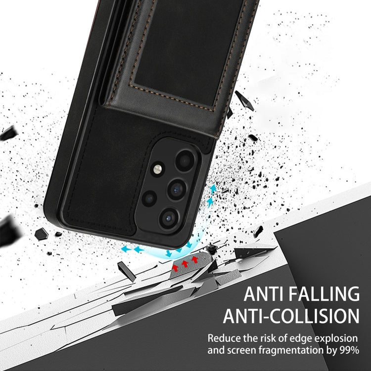 For Samsung Galaxy A53 5G N.Bekus Vertical Flip Card Slot RFID Phone Case