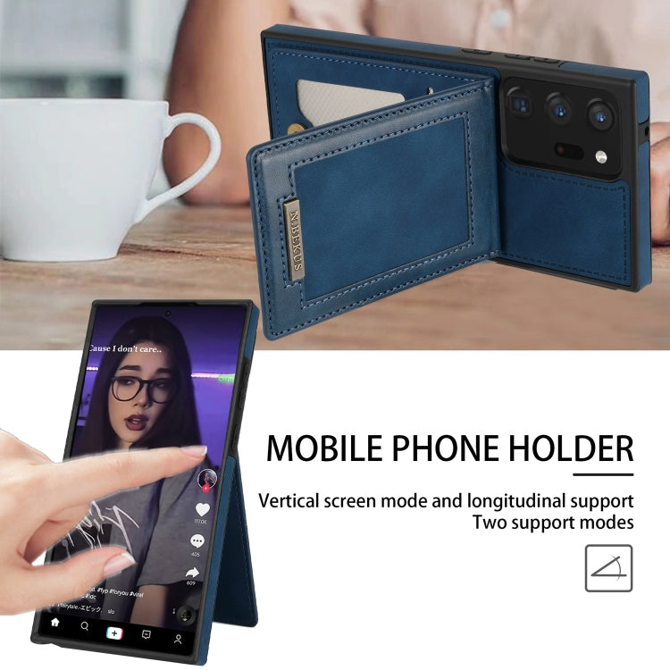 For Samsung Galaxy Note20 N.Bekus Vertical Flip Card Slot RFID Phone Case