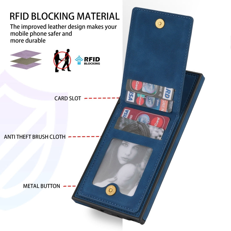 For Samsung Galaxy Note20 N.Bekus Vertical Flip Card Slot RFID Phone Case