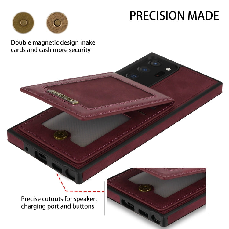 For Samsung Galaxy Note20 N.Bekus Vertical Flip Card Slot RFID Phone Case