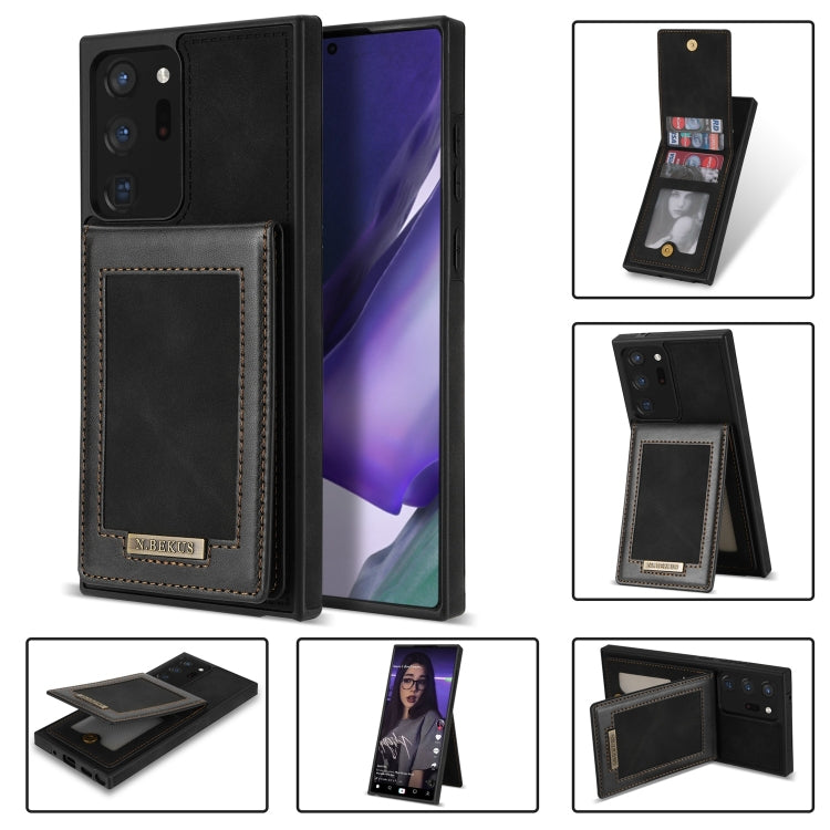 For Samsung Galaxy Note20 N.Bekus Vertical Flip Card Slot RFID Phone Case