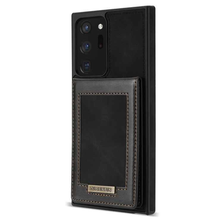 For Samsung Galaxy Note20 N.Bekus Vertical Flip Card Slot RFID Phone Case