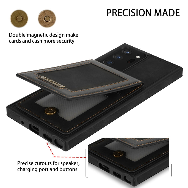 For Samsung Galaxy Note20 N.Bekus Vertical Flip Card Slot RFID Phone Case