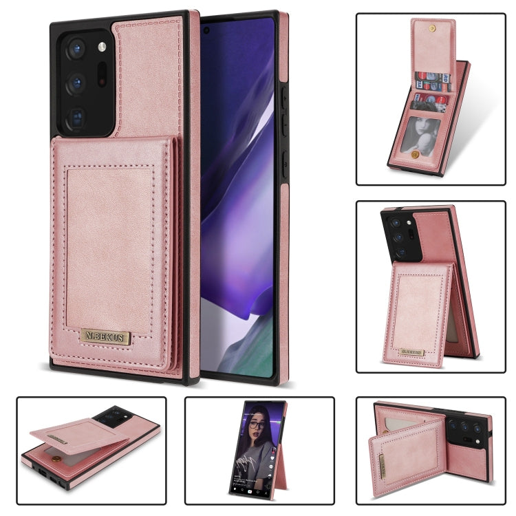 For Samsung Galaxy Note20 N.Bekus Vertical Flip Card Slot RFID Phone Case