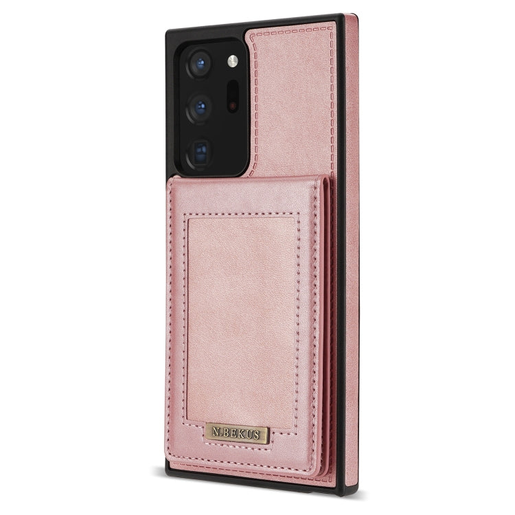 For Samsung Galaxy Note20 N.Bekus Vertical Flip Card Slot RFID Phone Case