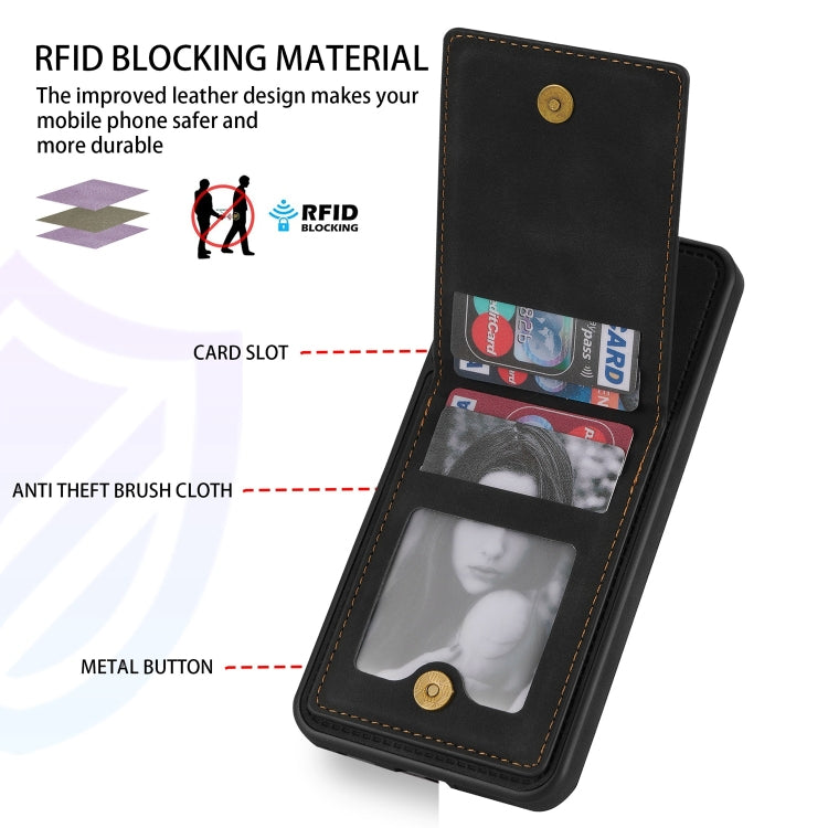 For Samsung Galaxy S20+ N.Bekus Vertical Flip Card Slot RFID Phone Case