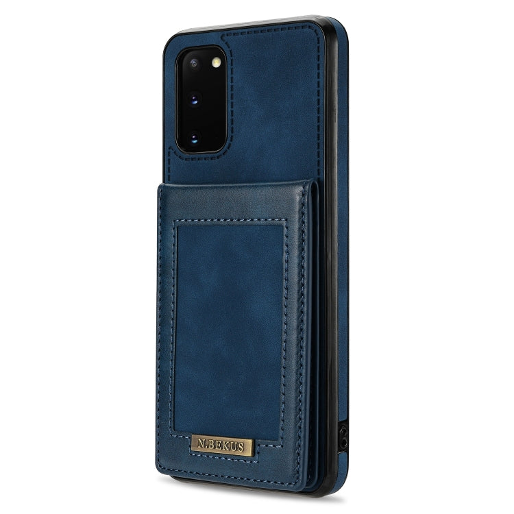For Samsung Galaxy S20 N.Bekus Vertical Flip Card Slot RFID Phone Case