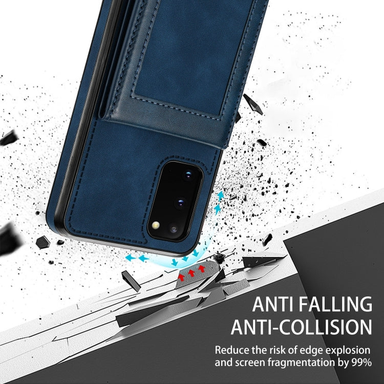 For Samsung Galaxy S20 N.Bekus Vertical Flip Card Slot RFID Phone Case