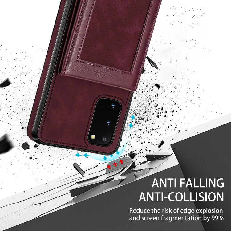 For Samsung Galaxy S20 Ultra N.Bekus Vertical Flip Card Slot RFID Phone Case
