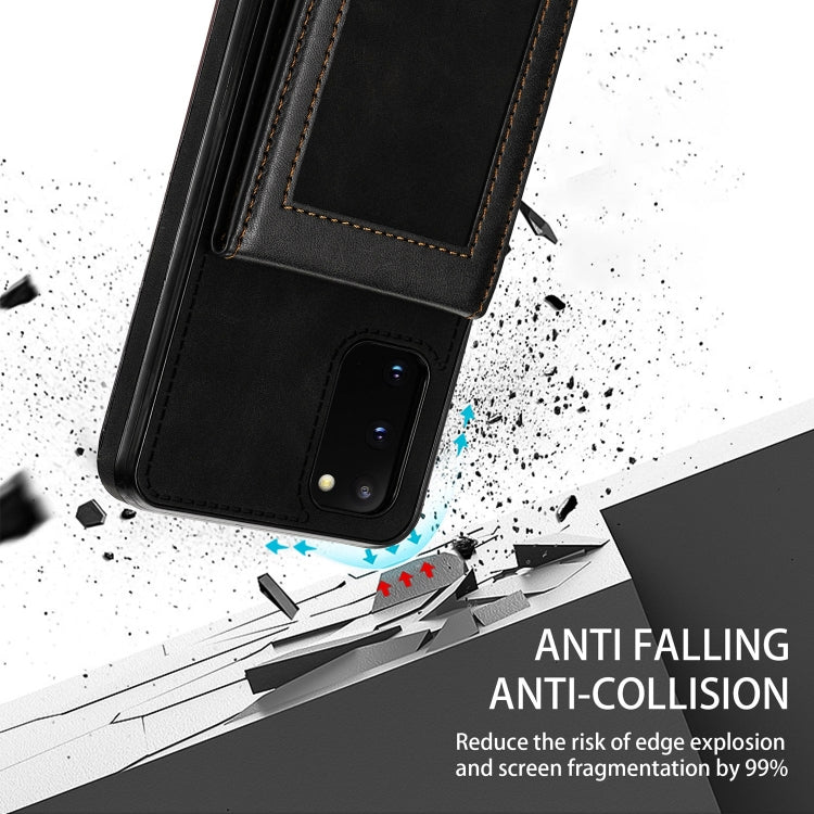 For Samsung Galaxy S20 Ultra N.Bekus Vertical Flip Card Slot RFID Phone Case