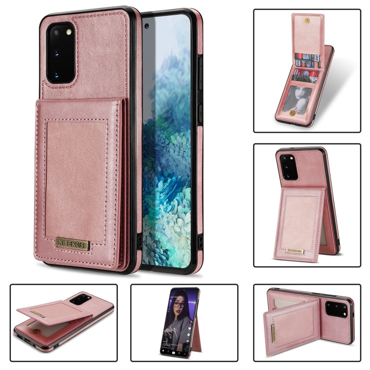 For Samsung Galaxy S20 Ultra N.Bekus Vertical Flip Card Slot RFID Phone Case