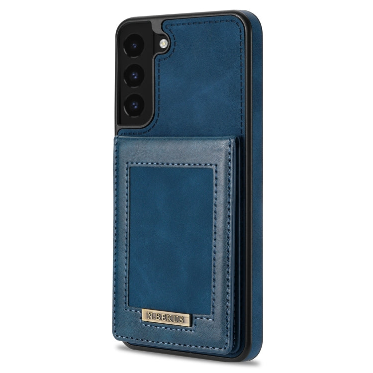 For Samsung Galaxy S21 5G N.Bekus Vertical Flip Card Slot RFID Phone Case